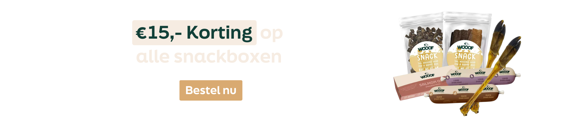 Korting snackboxe